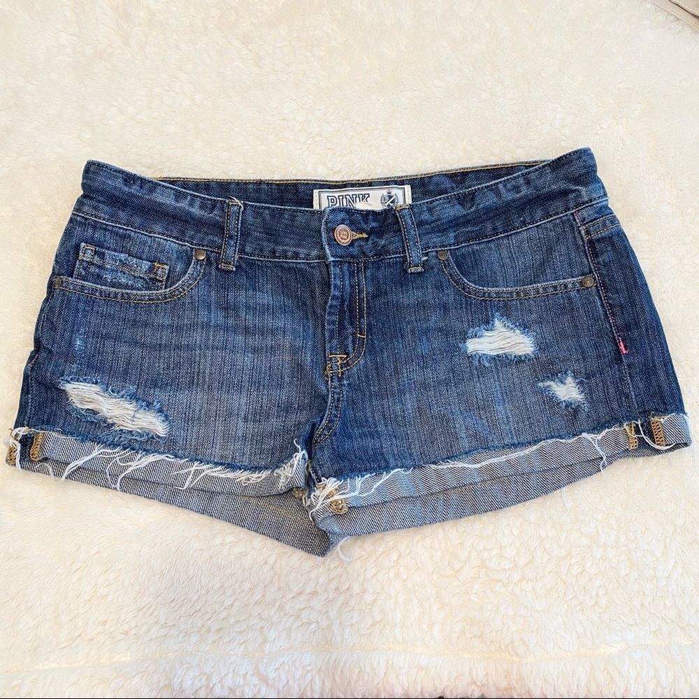 Victoria Secret Pink Denim Shorts 6